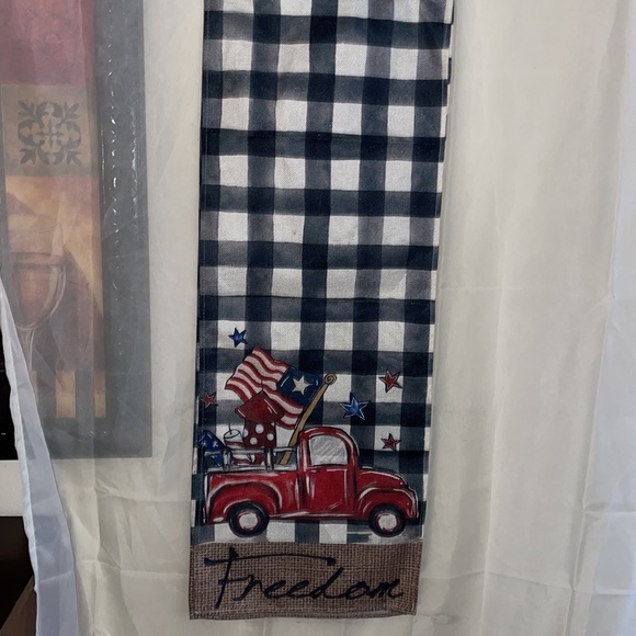 Freedom Home Decorative Linen Table Cloth Runner Table Runner 13 x 72 inch for - Picture 7 of 9